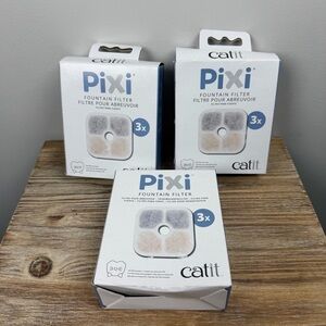 Catit PIXI Fountain Refills Replacements Lot of 3 Boxes (8 Total Filters)
